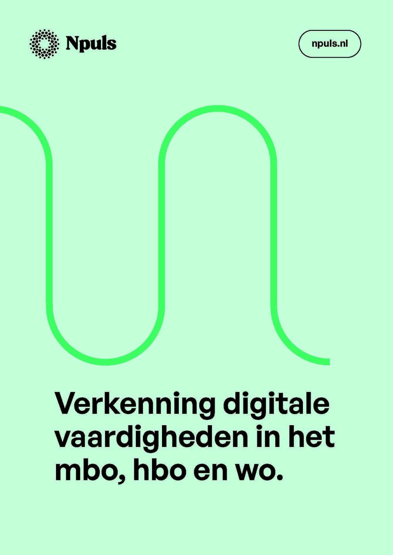 Verkenning Digitale Vaardigheden In Het Mbo, Hbo En Wo - Npuls